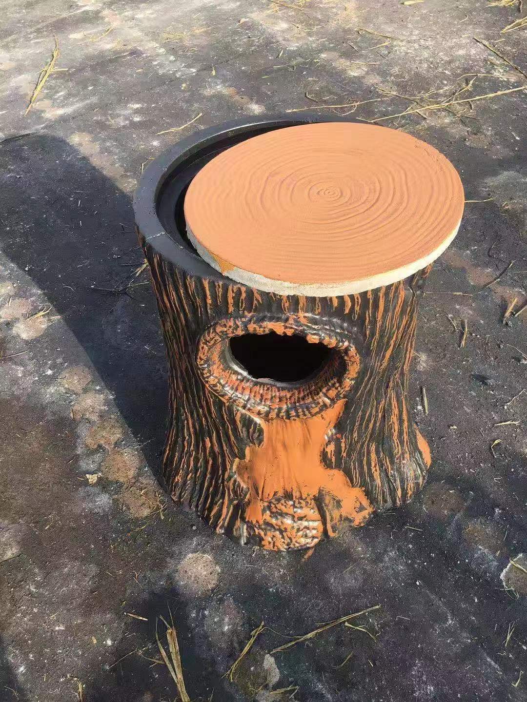 仿木垃圾桶的生產(chǎn)制作